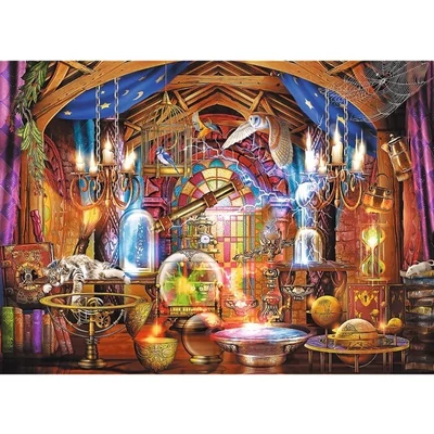 Trefl 20210 - A varázsló szobája - 1000 db-os Wooden Puzzle