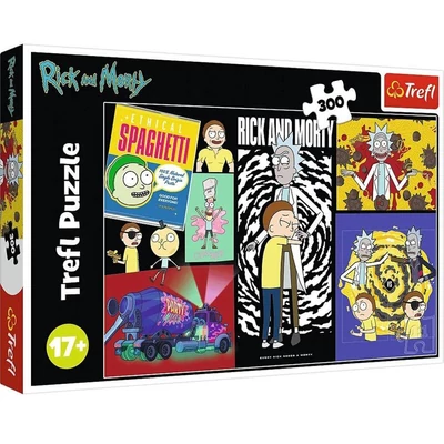 Trefl 23035 - Rick és Morty - 300 db-os puzzle