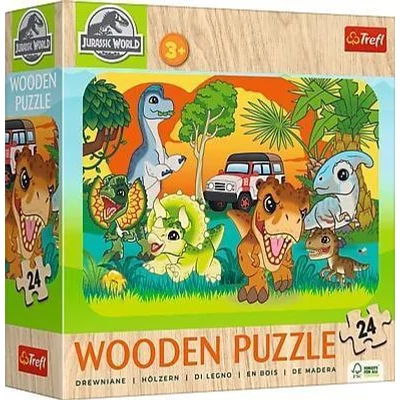 Trefl 20276 - Jurassic World - 24 db-os Fa puzzle
