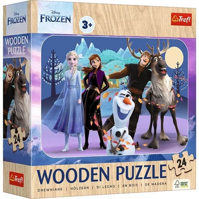 Trefl 20264 - Jégvarázs - 24 db-os Wooden Contour Fa Puzzle