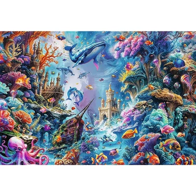 Trefl 26217 - Víz alatti világ - 1500 db-os puzzle