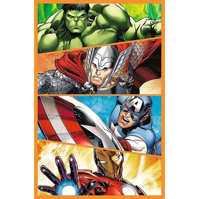 Trefl 34883 - Avengers - Bosszúállók - 3 x 80 db-os puzzle