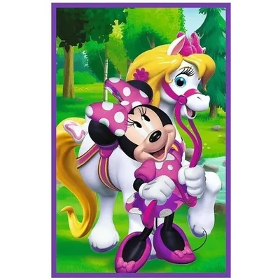 Trefl 34889 - Minnie egér - 3 x 80 db-os puzzle