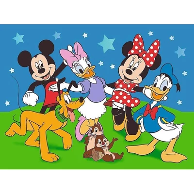 Trefl 18309 - Mickey egér és barátai - 30 db-os puzzle