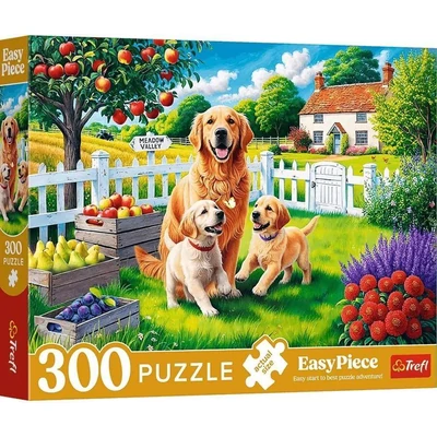 Trefl 23101 - Easy Piece - Kutyák a farmon - 300 db-os XXL puzzle