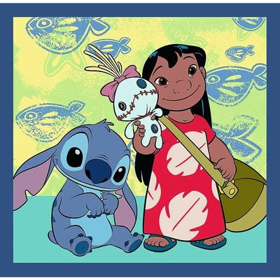 Trefl 34896 - Lilo és Stitch - 3 az 1-ben (20, 36, 50 db-os) puzzle