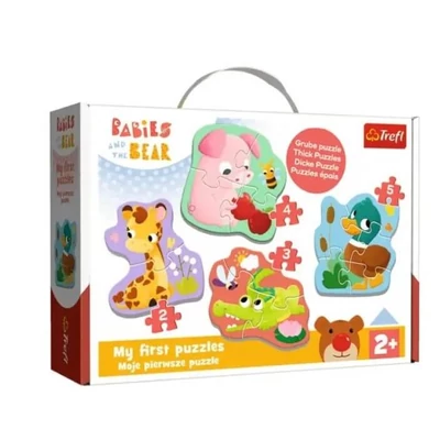 Trefl 36135 - Állatok - Első Baby puzzle táskában