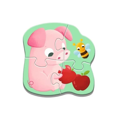 Trefl 36135 - Állatok - Első Baby puzzle táskában