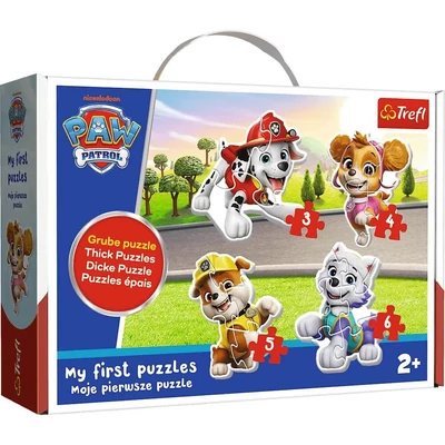 Trefl 36136 - Mancs őrjárat - Első Baby puzzle táskában