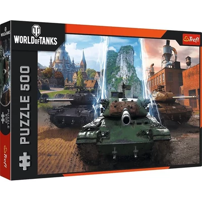 Trefl 37535 - World of Tanks - Itt az ideje a cselekvésnek! - 500 db-os puzzle