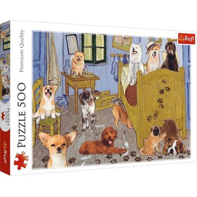 Trefl 37539 - Van Gogh szobája - A kutyaforradalom - 500 db-os puzzle