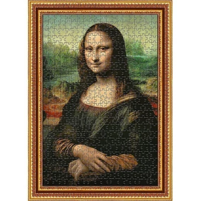 Trefl 37541 - Mona Lisa, Leonardo Da Vinci - 500 db-os puzzle kerettel