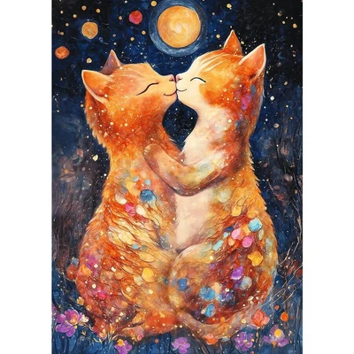 Trefl 37546 - Egy csók a holdfényben - 500 db-os puzzle