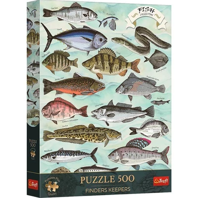 Trefl 37609 - Finders Keepers - Halak - 500 db-os puzzle