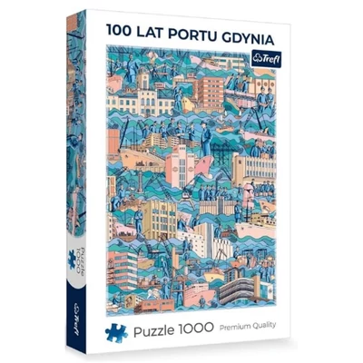Trefl 93552 - A gdyniai kikötő 100. évfordulója - 1000 db-os puzzle