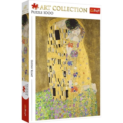 Trefl 93708 - Art puzzle - A csók, Klimt - 1000 db-os puzzle