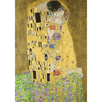 Trefl 93708 - Art puzzle - A csók, Klimt - 1000 db-os puzzle