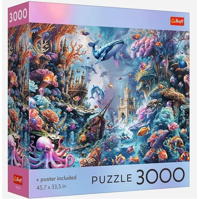 Trefl 99270 - Vízalatti világ - 3000 db-os puzzle
