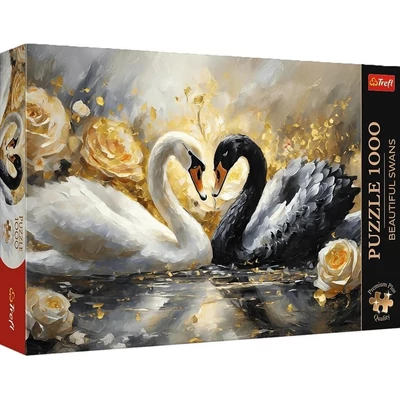 Trefl 99276 - Gyönyörű hattyúk - 1000 db-os Premium Plus puzzle