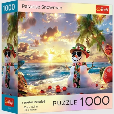 Trefl 99292 - Hóember a trópusokon - 1000 db-os puzzle