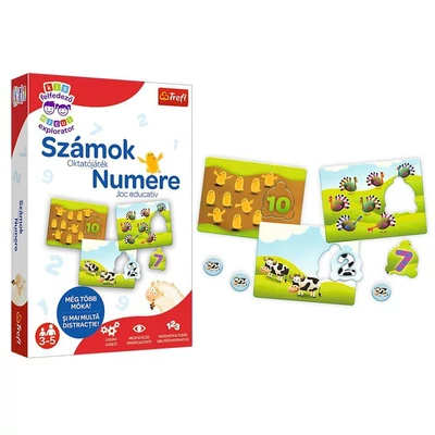 Trefl Kis Felfedező oktató társasjáték - Számok (01982)
