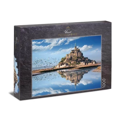 Ulmer 0176 - Mont Saint-Michel Castle - 1000 db-os puzzle
