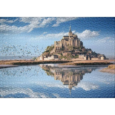 Ulmer 0176 - Mont Saint-Michel Castle - 1000 db-os puzzle