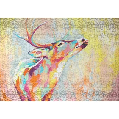 Ulmer 0473 - Colorful Deer - 1000 db-os puzzle