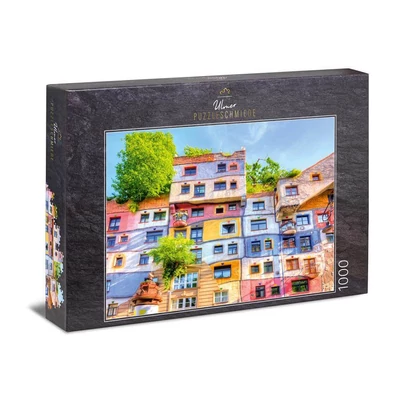Ulmer 1142 - Hundertwasserhouse, Wien - 1000 db-os puzzle