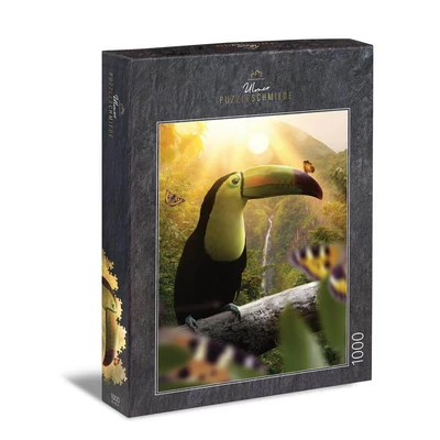 Ulmer 1616 - Toucan &amp; Peacock Butterfly - 1000 db-os puzzle