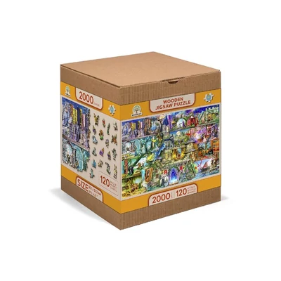 Wooden City 2000 db-os fa puzzle - Egyszer volt, hol nem volt (AL2000-0146-XXL)