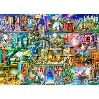 Wooden City 2000 db-os fa puzzle - Egyszer volt, hol nem volt (AL2000-0146-XXL)