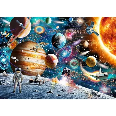 Wooden City 2000 db-os fa puzzle - Űrodüsszeia  (AL2000-0133-XXL)