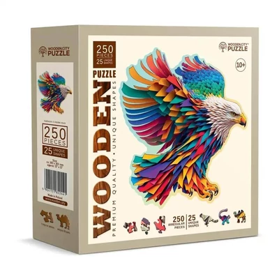 Wooden City HE0165-L - Élénk sas - 250 db-os fa puzzle