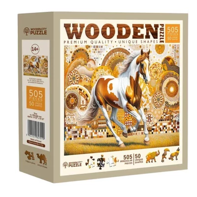 Wooden City NB0702-L - Előkelő paripa - 505 db-os fa puzzle