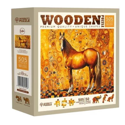 Wooden City NB0703-L - Bécsi ló - 505 db-os fa puzzle