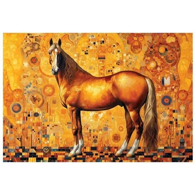 Wooden City NB0703-L - Bécsi ló - 505 db-os fa puzzle