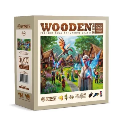 Wooden City NB0813-XL - Tündérfalva - 1010 db-os fa puzzle