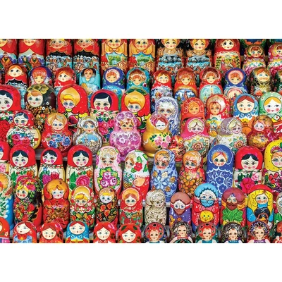 EuroGraphics 6000-5420 - Russian Matryoshka Dolls - 1000 db-os puzzle