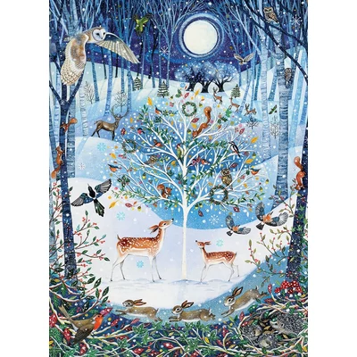 Cobble Hill 45009 - Winter Woodland - 500 db-os puzzle