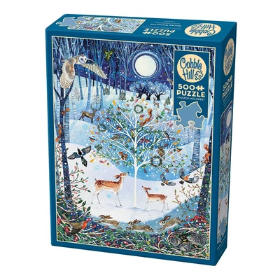 Cobble Hill 45009 - Winter Woodland - 500 db-os puzzle