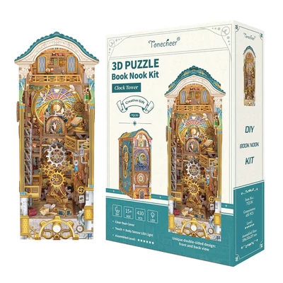 Tonecheer TQ136 - Clock Tower DIY Könyvtámasz