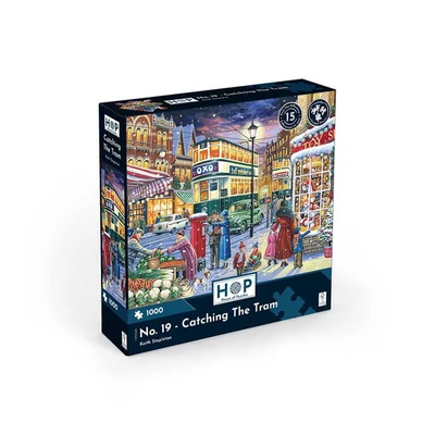 House of Puzzles HP0548 - Catching The Tram - 1000 db-os puzzle