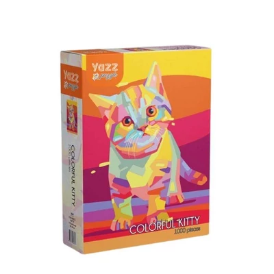 Yazz 3869 - Colorful Kitty - 1000 db-os puzzle
