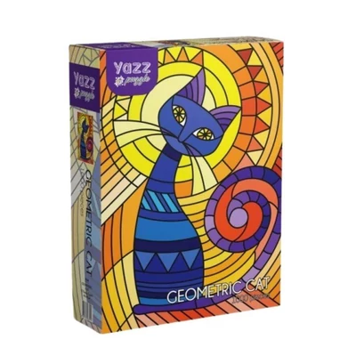 Yazz 3840 - Geometric Cat - 1000 db-os puzzle