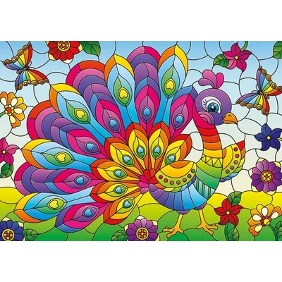 Yazz 3864 - Peacock - 1000 db-os puzzle