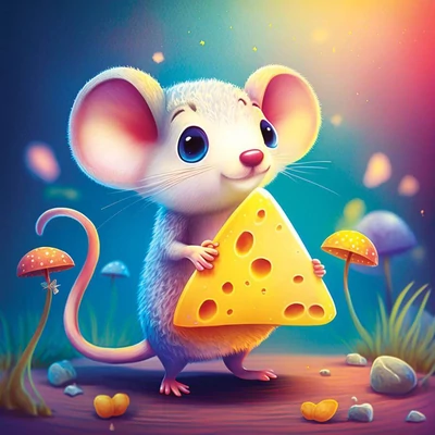 Yazz 3845 - Lovely Mouse - 1023 db-os puzzle