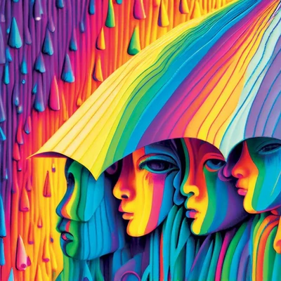 Yazz 3843 - Rain-Bow - 1023 db-os puzzle