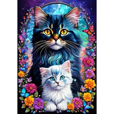 Alipson 50116 - Cats - Maternal Love Collection - 1000 db-os puzzle