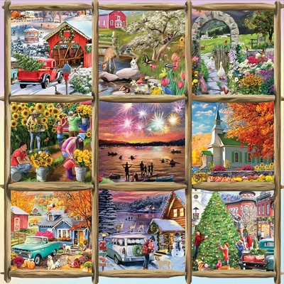 Alipson 50055 - Seasonal Nine Square - 1000 db-os puzzle
